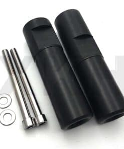 XKMT - Protector de marco deslizante negro sin cortes