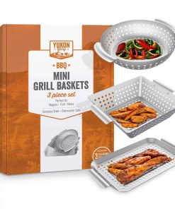 Canasta para Parrilla - Juego de 3 Canastas de Parrilla