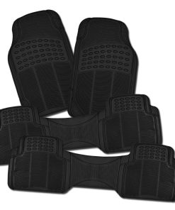 Tapetes de Piso Interior de Coche con Patrón Semiloso de