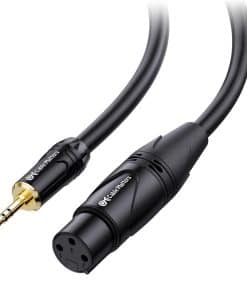 Cable Matters Cable Desbalanceado Largo de 3.5mm a XLR -
