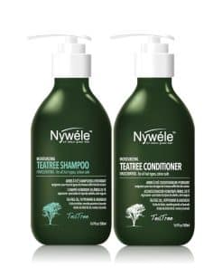 Set de Champú y Acondicionador Nywele Tea Tree Mint 16oz