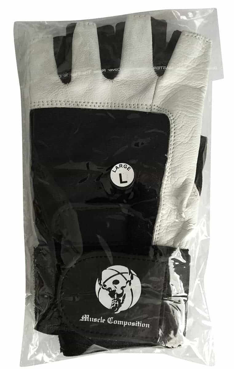 Guantes de Gimnasio Muscle Composition -Negro/Blanco - Imagen 7