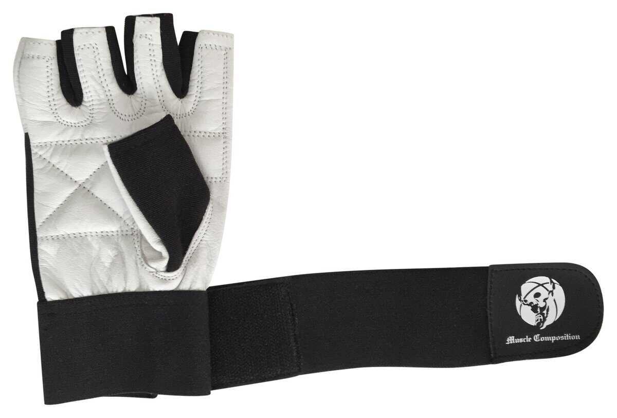 Guantes de Gimnasio Muscle Composition -Negro/Blanco - Imagen 3