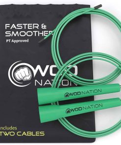 Cuerda para Saltar Ajustable de Velocidad WOD -Green