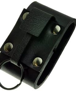 Organizador de llaves Okay's de cuero negro de alta calidad