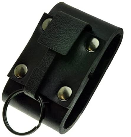 Organizador de llaves Okay's de cuero negro de alta calidad