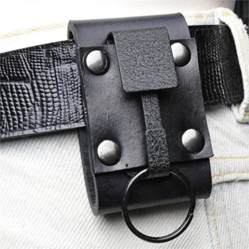 Organizador de llaves Okay's de cuero negro de alta calidad - Imagen 3