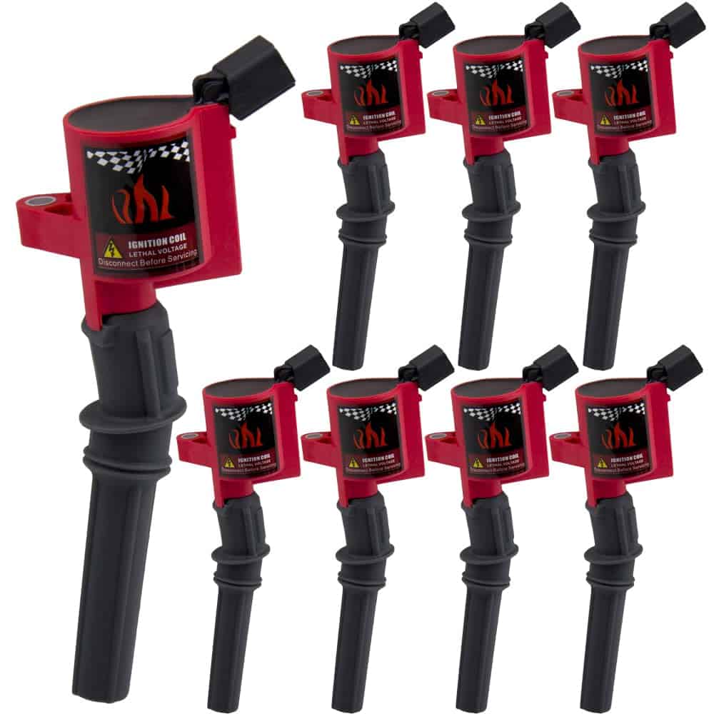 Paquete de 8 Bobinas de Encendido con Cubierta Compatible