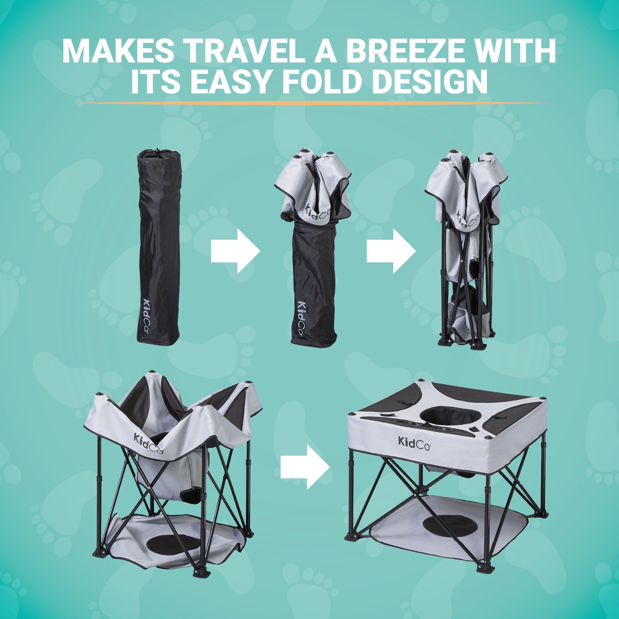 KidCo - Asiento de Actividades de Viaje GoPod con Altura - Imagen 4