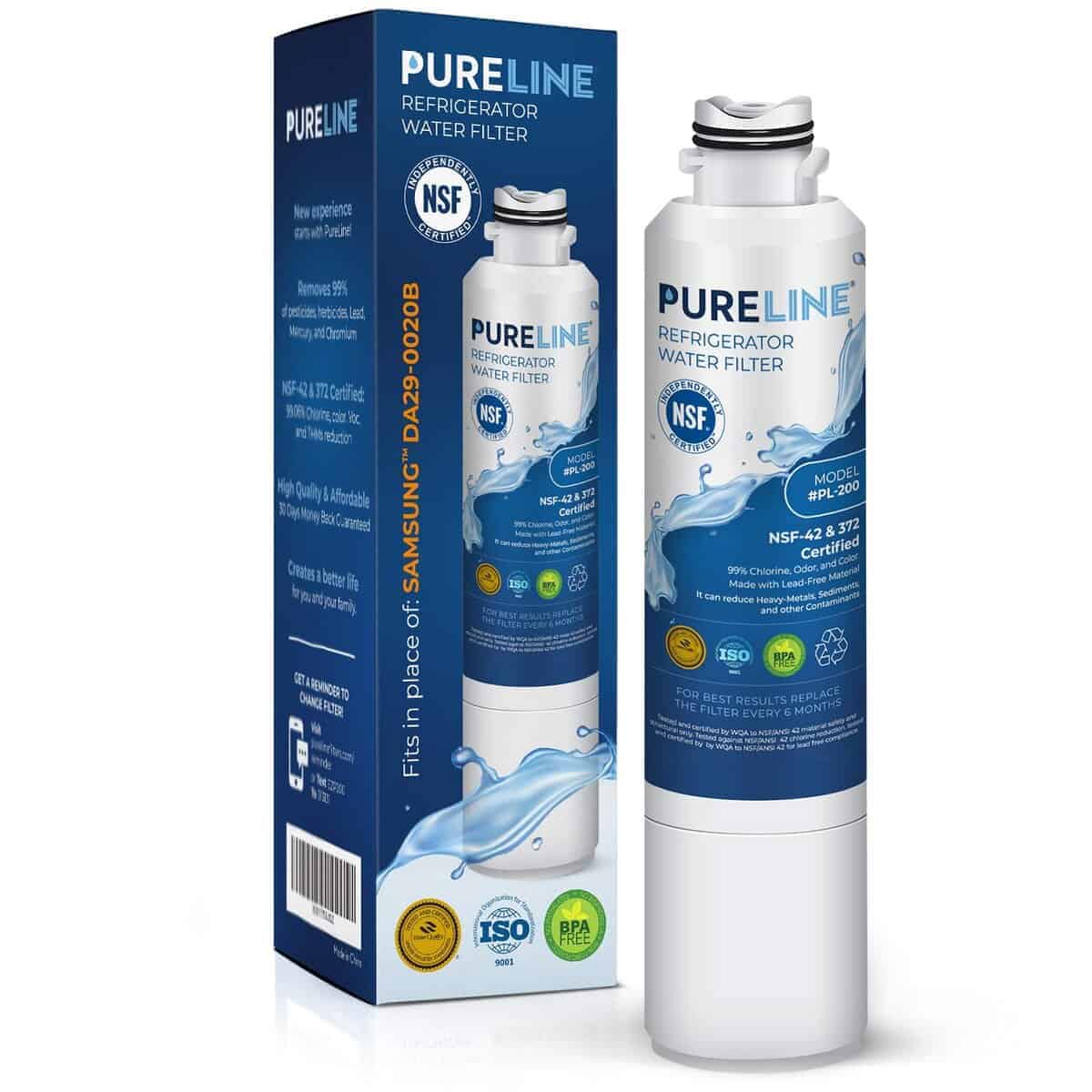 Filtro de Agua Pureline DA29-00020B para Samsung, Reemplazo