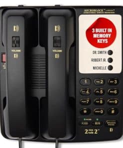 Teléfono Med-Pat D2200-2 Can Talk 2 - Estilo Euro con Dos