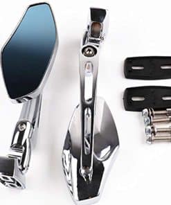 Espejos Deportivos Ajustables Universales en Cromo para