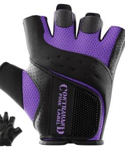 Guantes acolchados para levantamiento de pesas y remo para