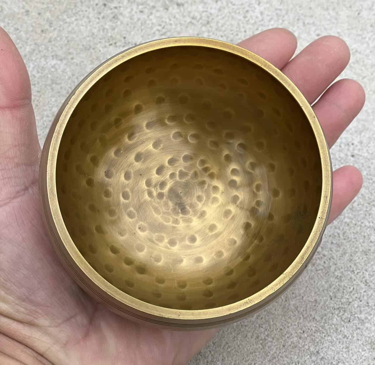 Set de Cuenco Tibetano de Gong de Anillo DharmaObjects con - Imagen 7