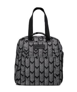 Bolsa y mochila para sacaleches convertible -Negro y blanco