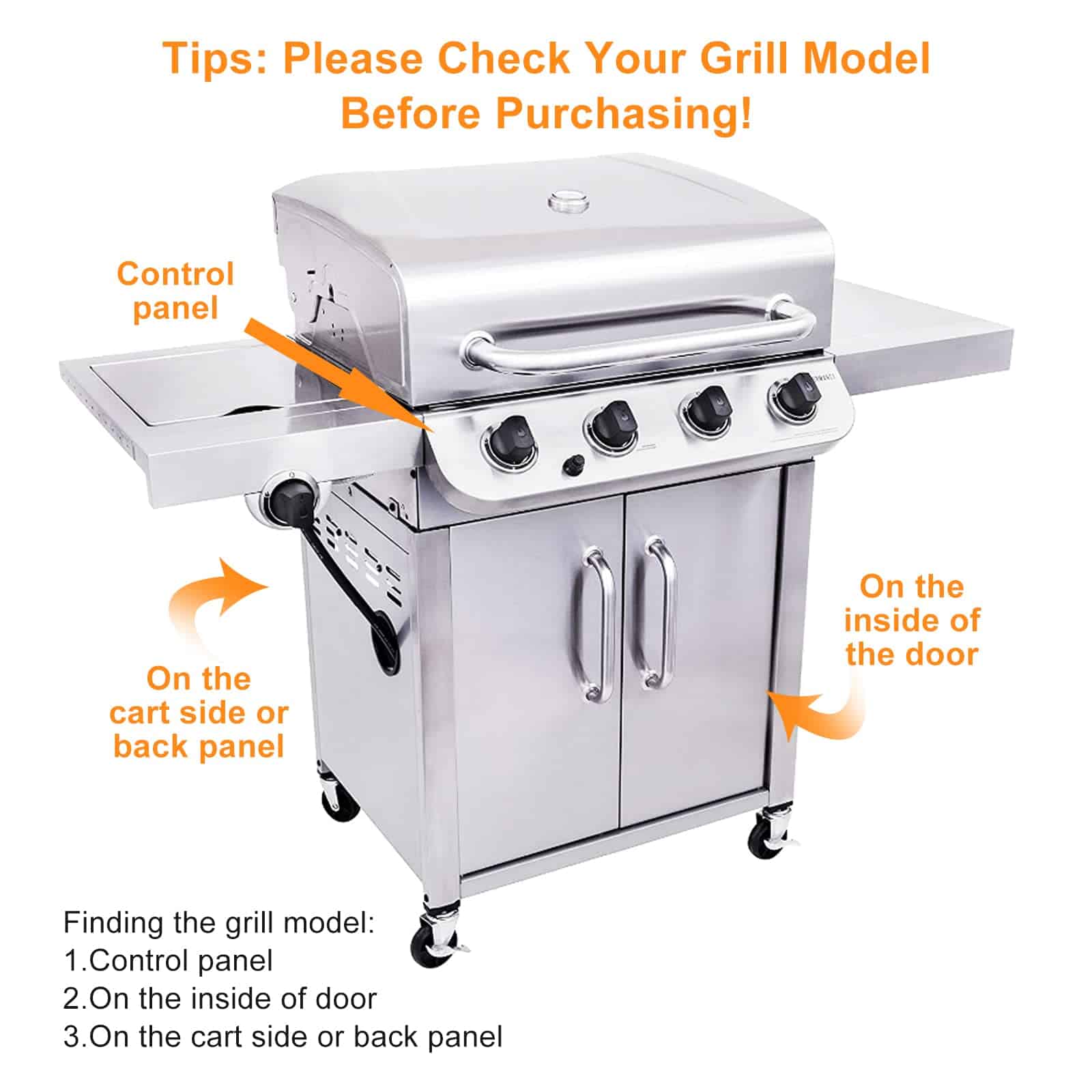 Piezas de repuesto para parrillas Hisencn para piezas de - Imagen 8