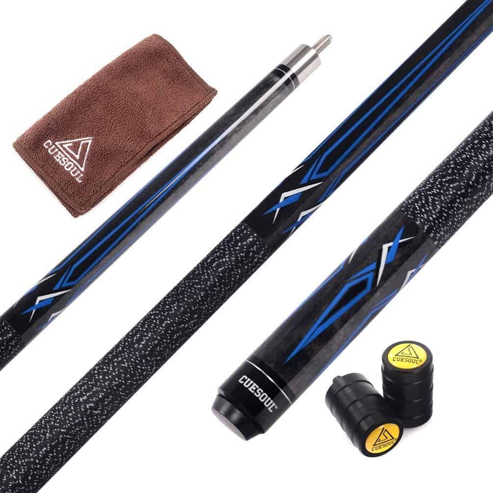 CUESOUL 58 Pulgadas 19 oz Taco de Billar de Arce Juego de