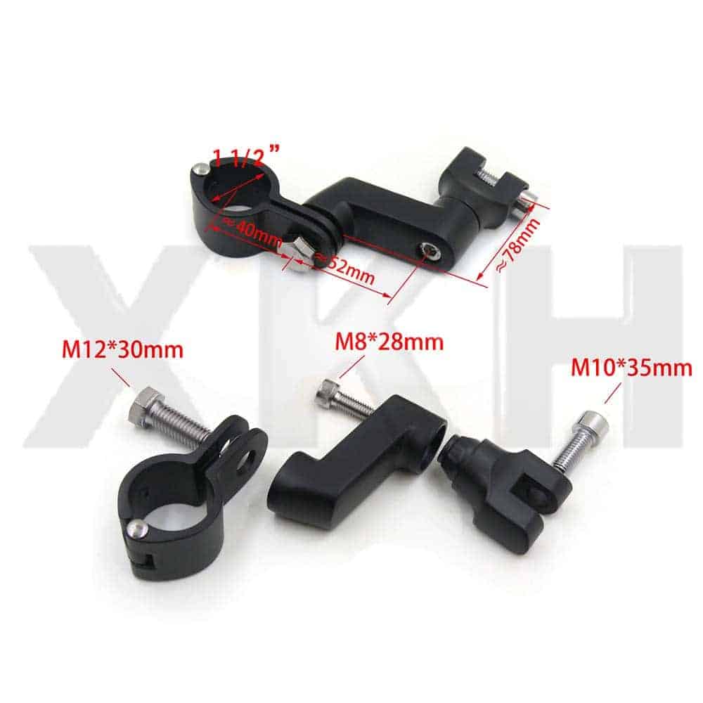 XKMT - Clamps de carretera 1.5" 1 1/2" Grandes Punteras de - Imagen 5