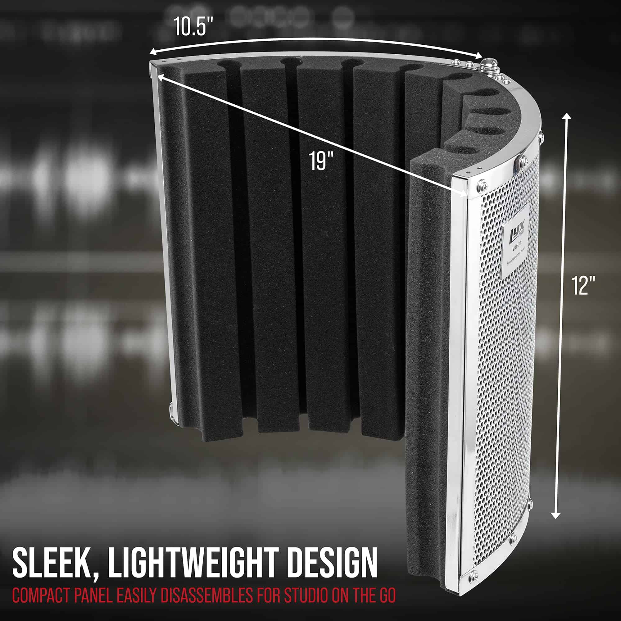 Panel de Aislamiento y Escudo Vocal LyxPro VRI-30 para - Imagen 7