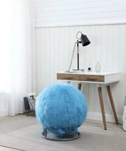 Juego de silla de bola de yoga de pelusa de postura de 65