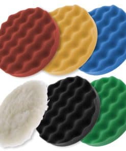 TCP Global Juego de Pulido de Espuma de Gofre y Lana de