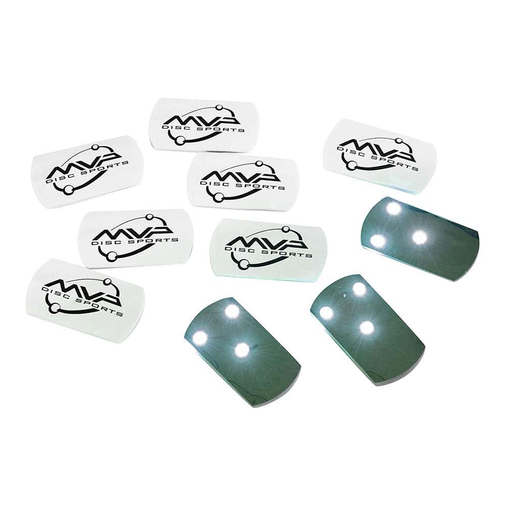 Luces de Disc Golf Tri-lite LED Plano MVP (Paquete de 10)