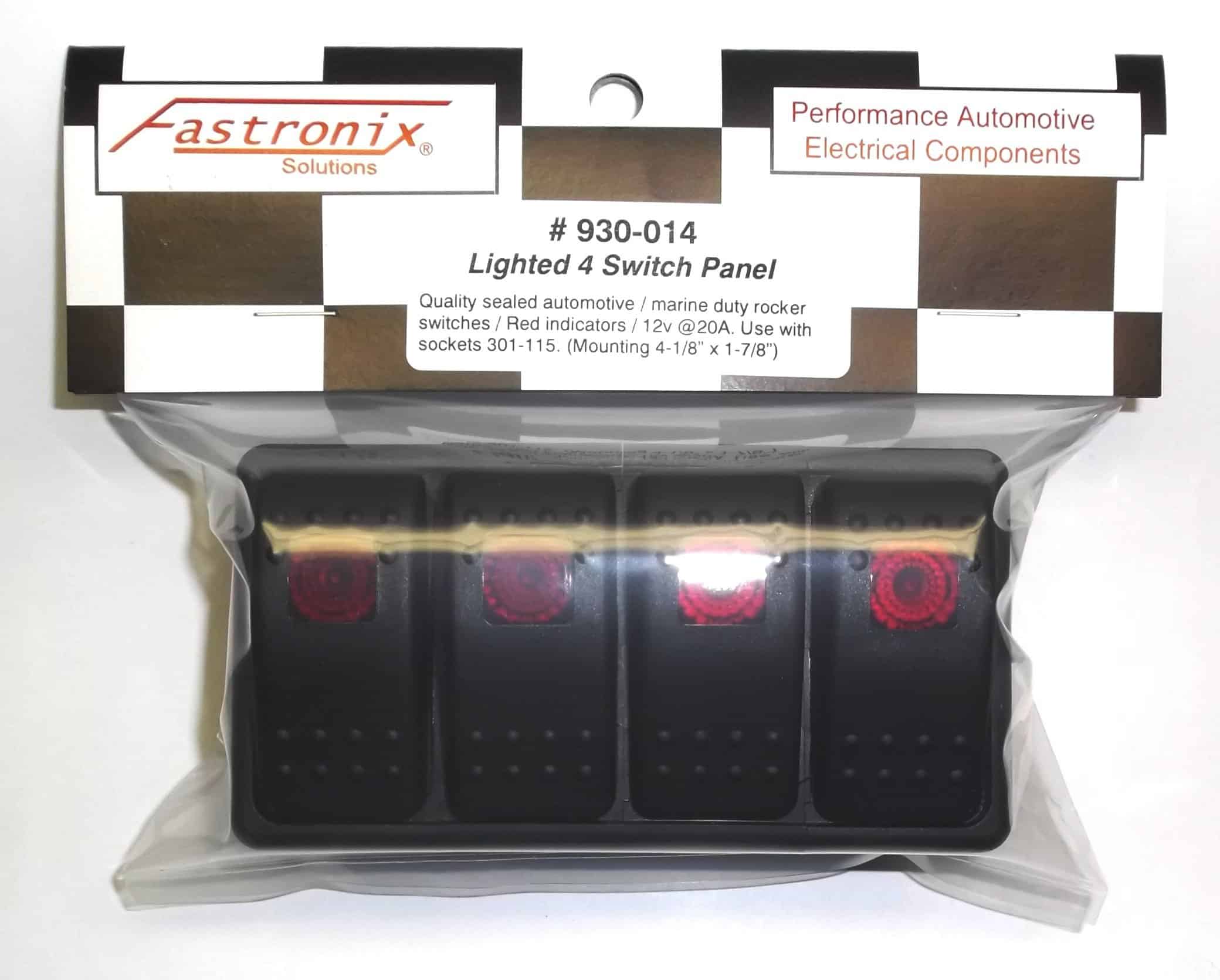 Panel de interruptores iluminados (4) Fastronix a prueba de - Imagen 5