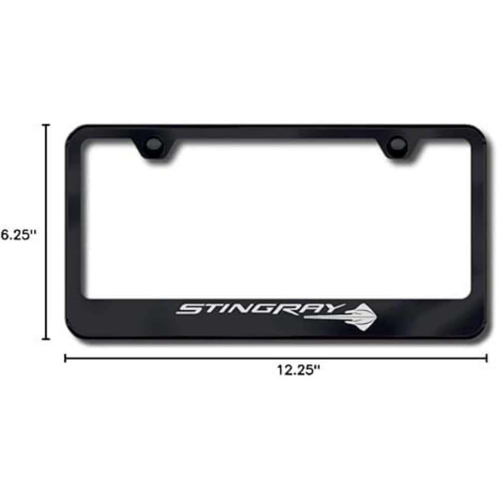 Marco de matrícula de acero inoxidable grabado oficialmente - Imagen 5