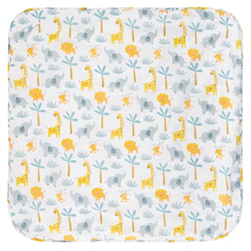 Toalla con capucha y paño para bebé de muselina Stephen - Imagen 4