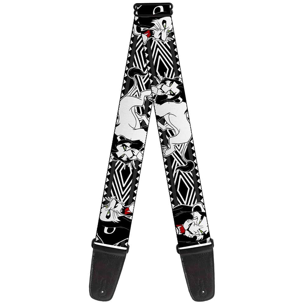 Correa para guitarra Buckle-Down - Rey León Scar Poses