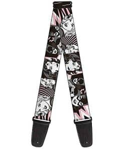 Correa de guitarra Buckle-Down - Paneles retro de