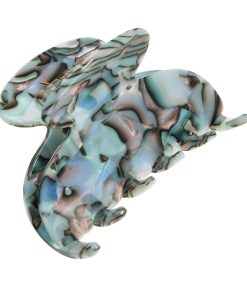 Pinza para el cabello azul pequeña para mujeres, France