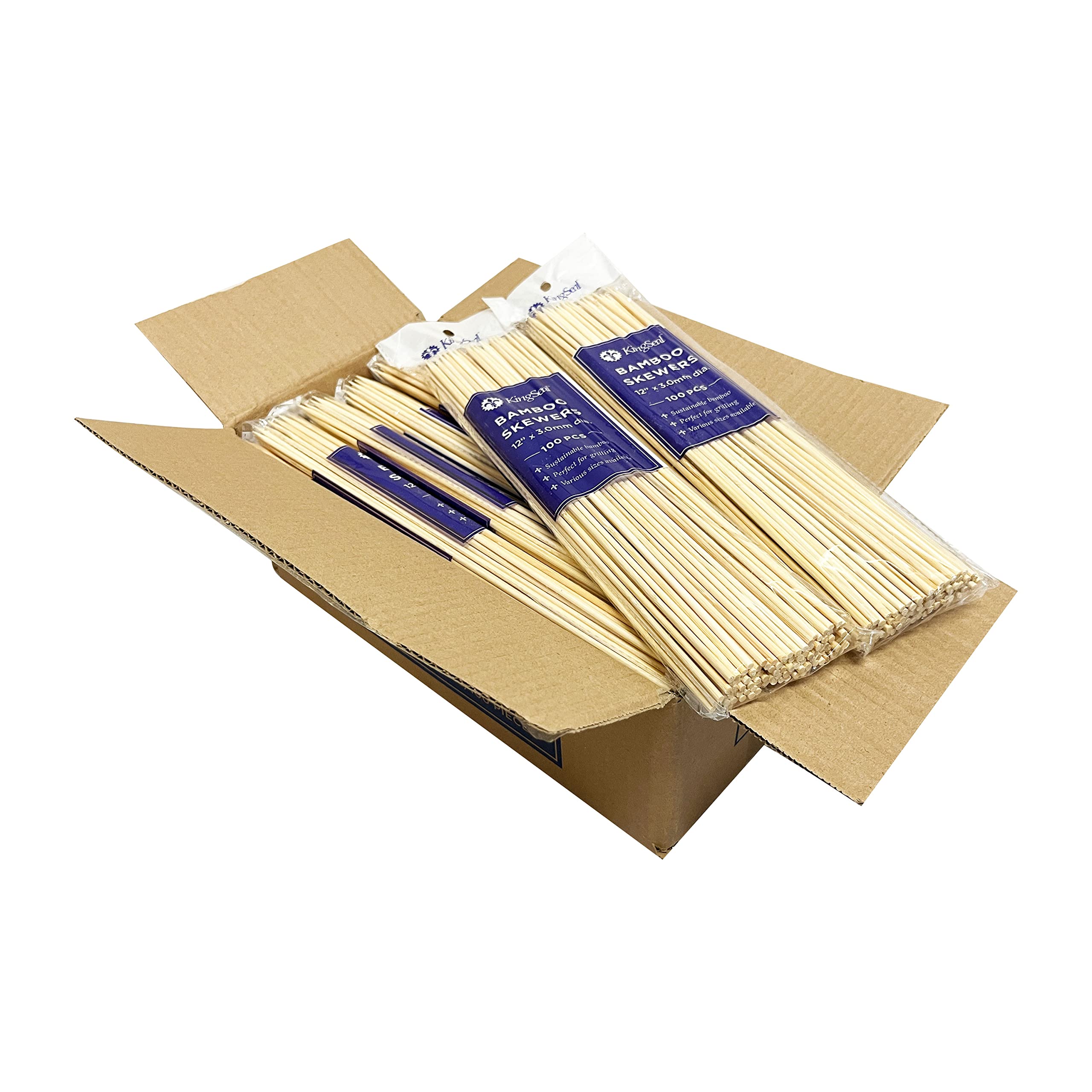 1600 Count | Palitos de Bambú Natural KingSeal para - Imagen 3