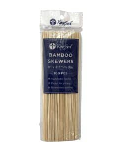 1600 Count | KingSeal Brochetas de Bambú Natural, 8