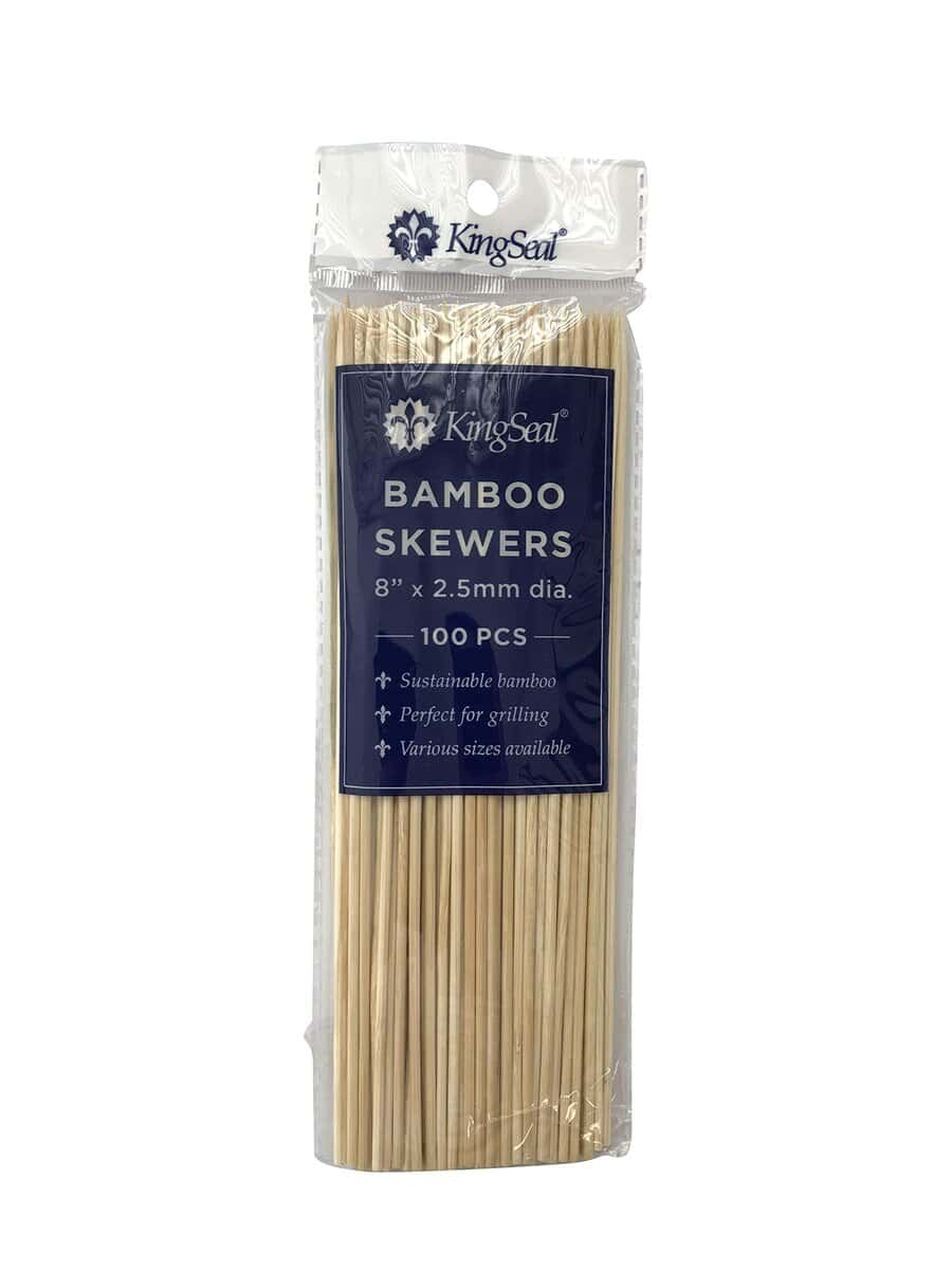 1600 Count | KingSeal Brochetas de Bambú Natural, 8