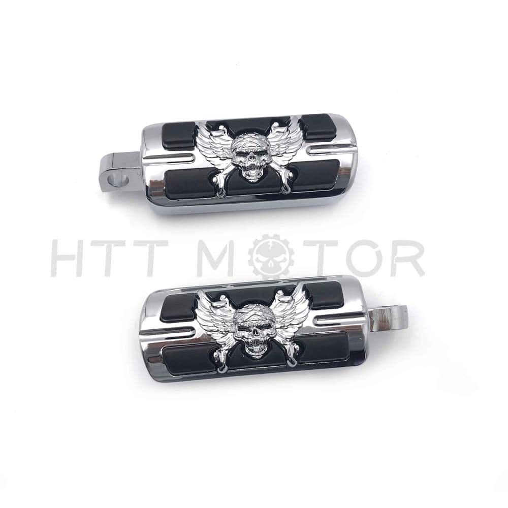 HTTMT MT216-060 - Pies de descanso cromados de pirata zombi - Imagen 3