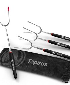 Palillos de asar malvaviscos Tapirus | Juego de 4 palos