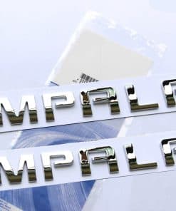 2Pack OEM Emblemas de Letras del Nombre Impala 3D Logo