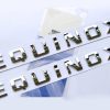 2Pack OEM Cromo Equinox Placa de Letras Emblemas Insignias
