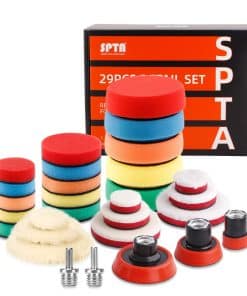 SPTA 29pcs Juego de almohadillas de pulido y detalle de