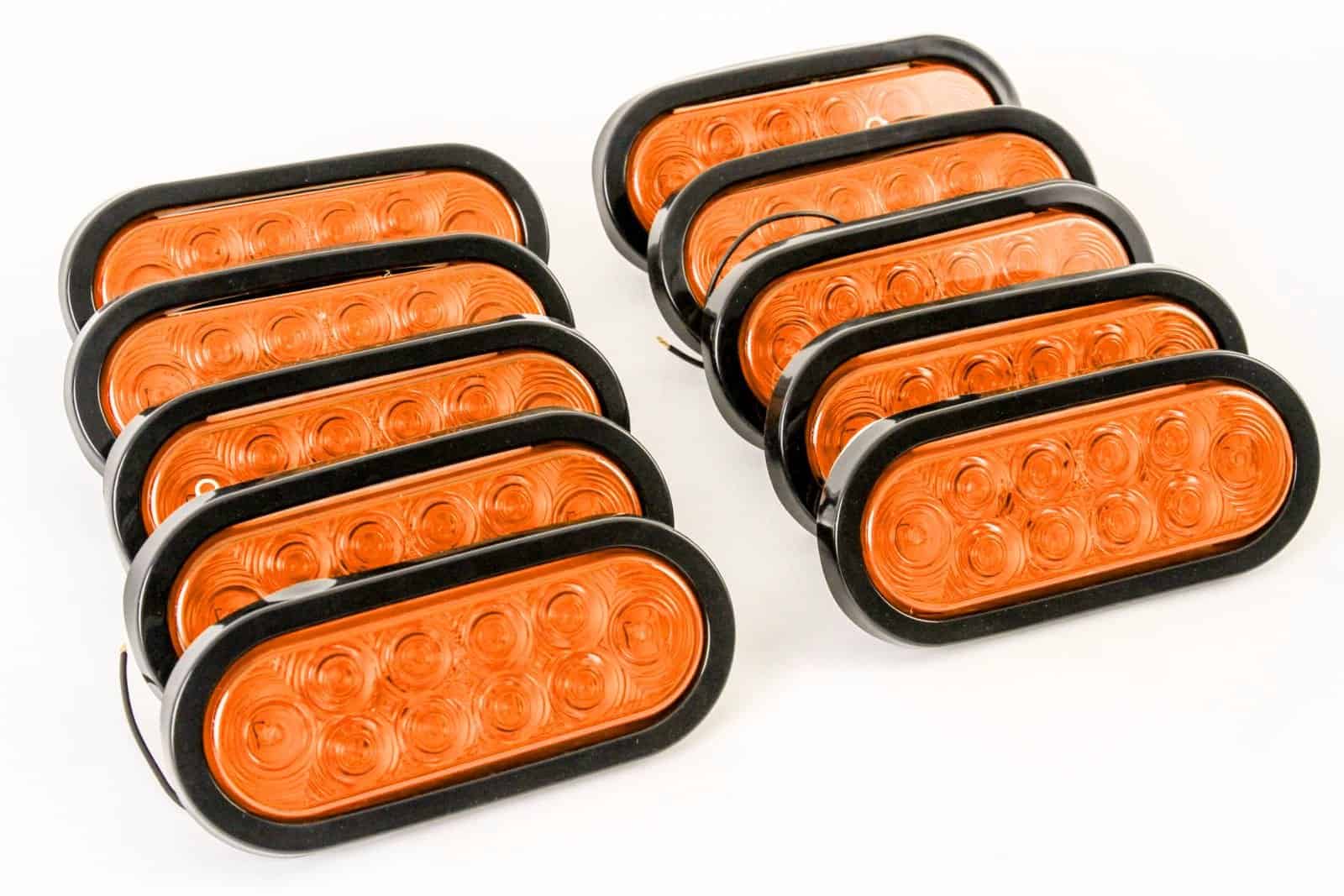 Luz Ámbar LED Redonda de Estacionamiento o Señal de Giro de - Imagen 4