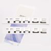 2Pack OEM Chrome Tahoe Emblemas Letras Logo Compatible con