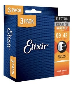 Cuerdas para Guitarra Eléctrica Elixir con Revestimiento
