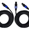 Cable de altavoz Ignite Pro 2X Speakon a Speakon 25 pies.