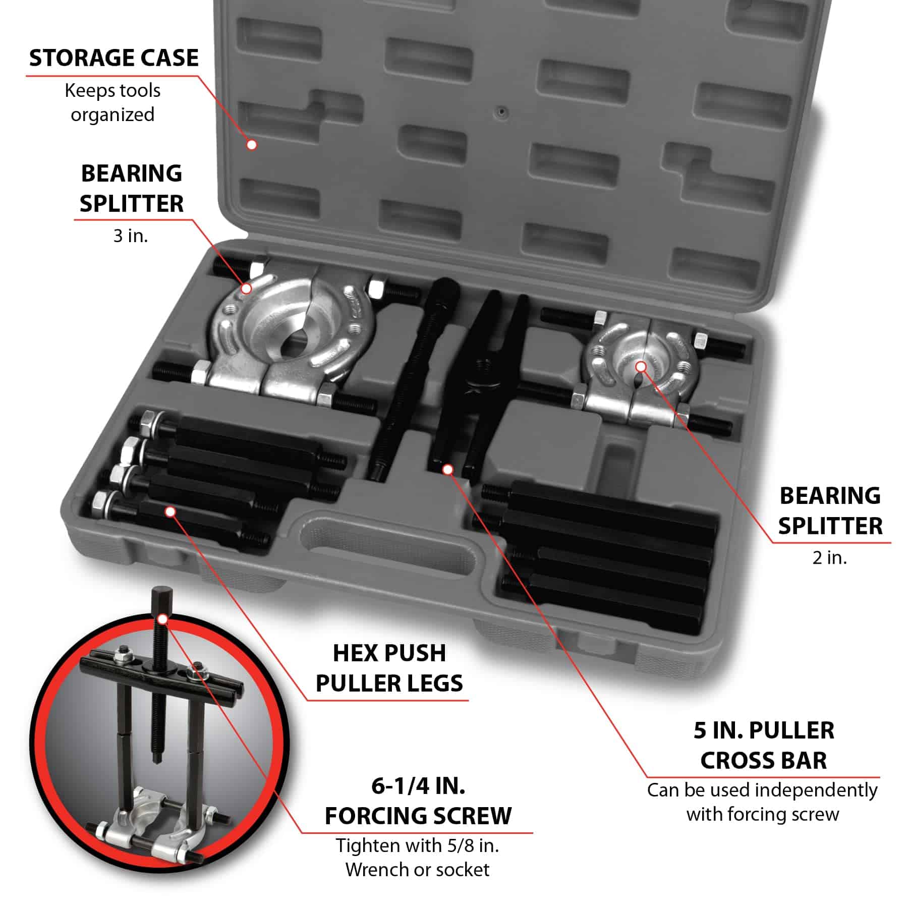 Juego de Separador de Rodamientos de 5 Toneladas - Imagen 4