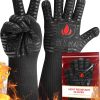 Guantes para Parrilla GRILL HEAT AID Premium -Negro Completo