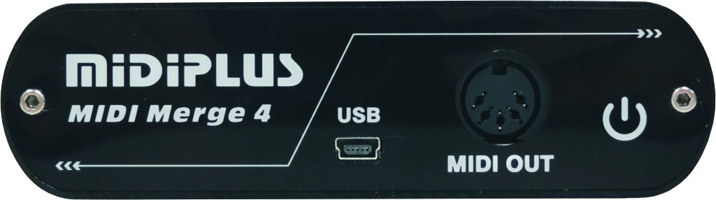 Controlador de Teclado MIDI MIDIPLUS MIDI Merge 4