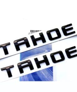 2 Pack de Emblemas de Placa de Nombre Tahoe OEM Negro
