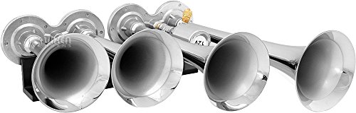 Claxon de tren Vixen Horns para camión/coche. 4 trompetas - Imagen 6