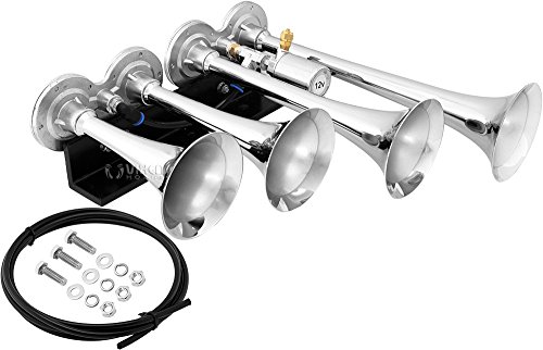 Claxon de tren Vixen Horns para camión/coche. 4 trompetas